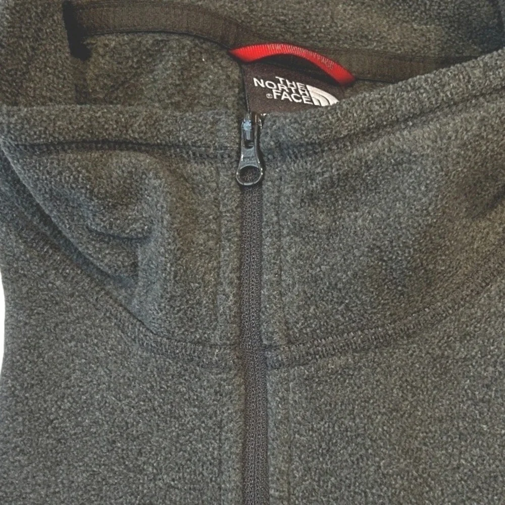 The North Face Fleece Pullover XXL Mens Gray Quarter Zip TKA 100 Lightweight Top